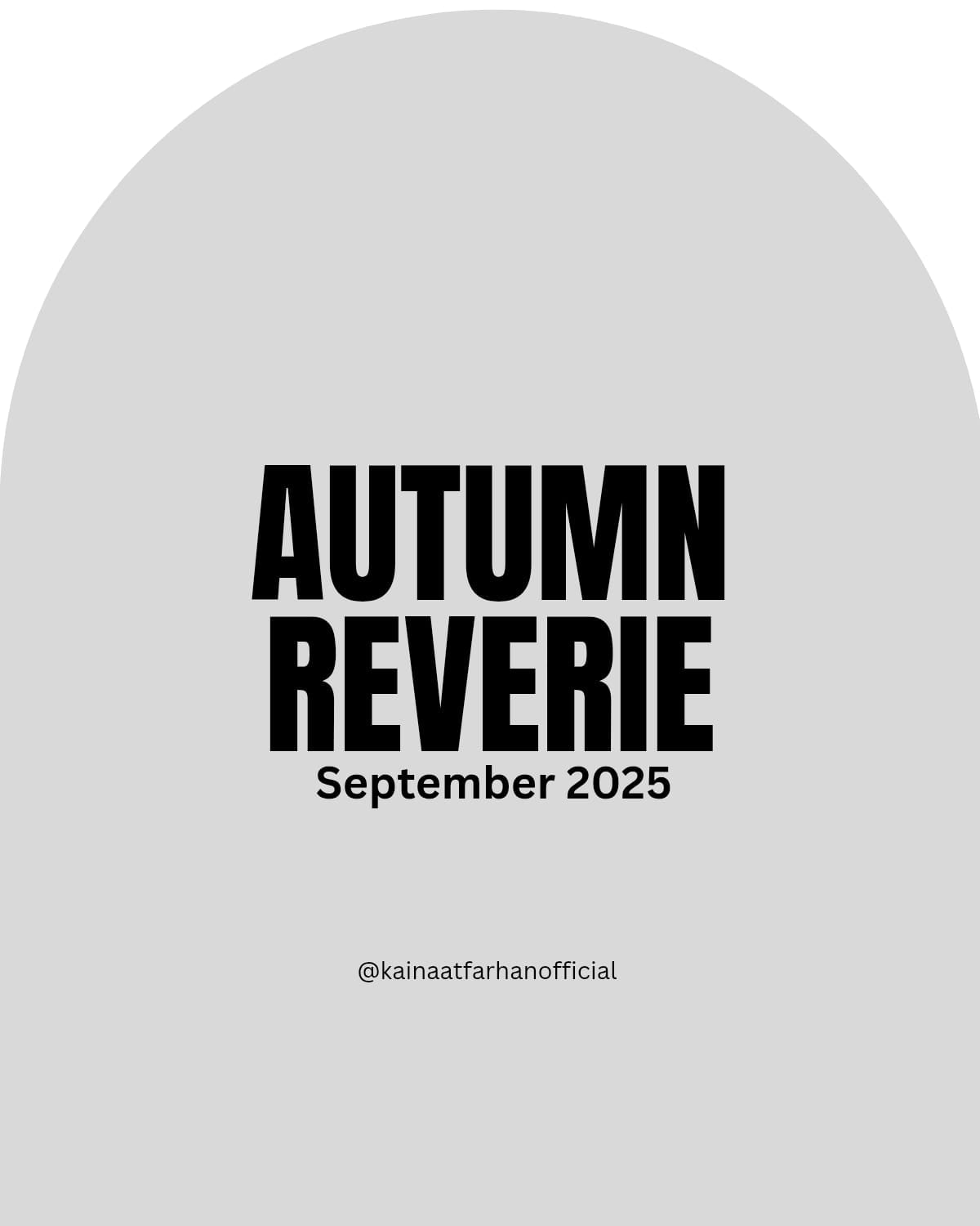 Autumn Reverie